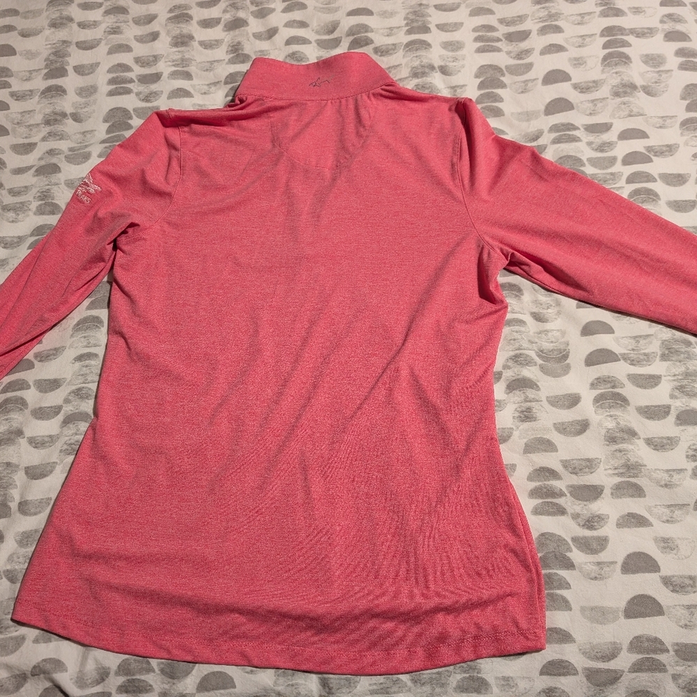 Pink Women's Quarter Zip - Picture 2 of 6